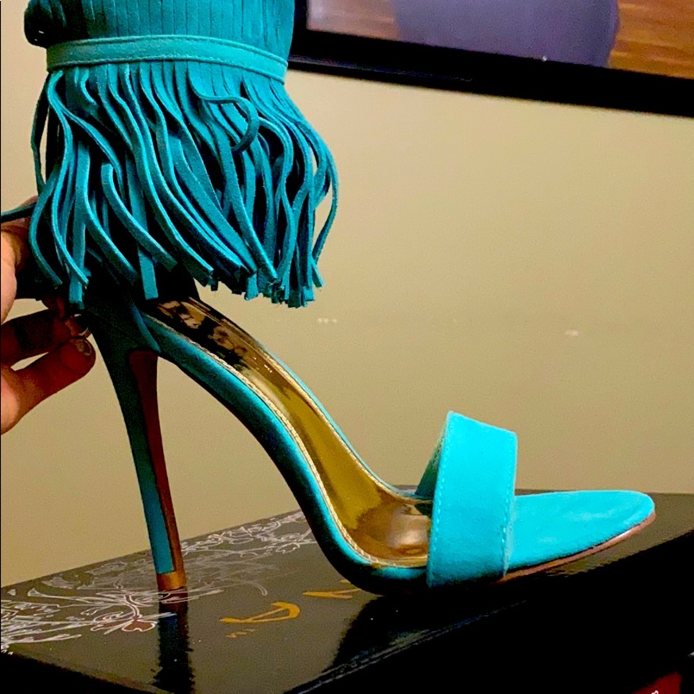 Brand new blue heels